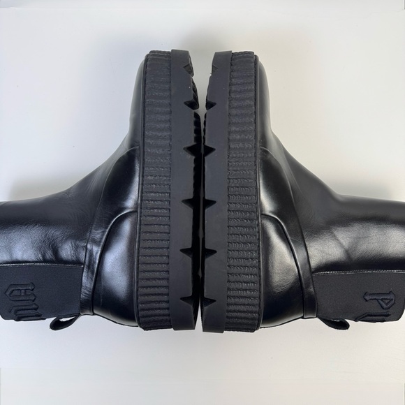 Fenty x Puma Chelsea Sneaker Boots Black Platform Creeper Sole 8.5 - Picture 8 of 14